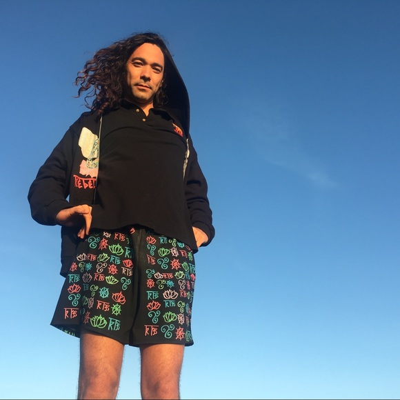 Rebel Buddha men’s active wear shorts - Picture 2 of 3